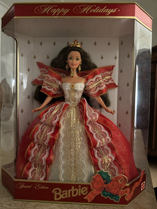 barbie red and gold dress Pearl Beaded Halter Ball Gown by Cinderella Couture 5055 – ABC Fashion main image 1